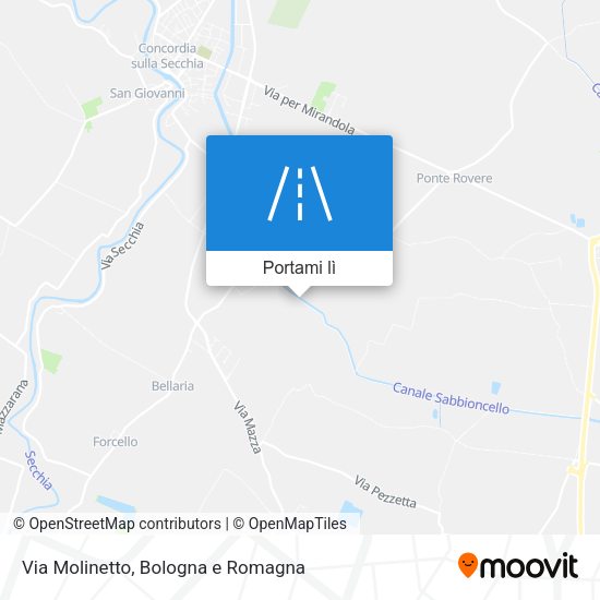 Mappa Via Molinetto