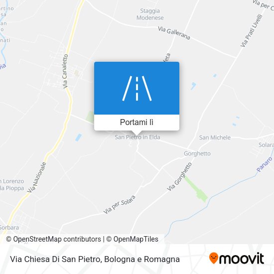 Mappa Via Chiesa Di San Pietro