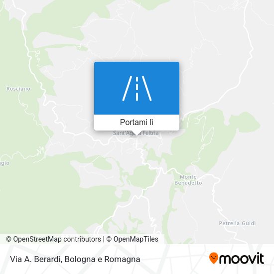 Mappa Via A. Berardi
