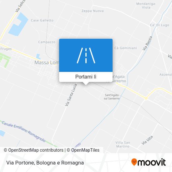 Mappa Via Portone