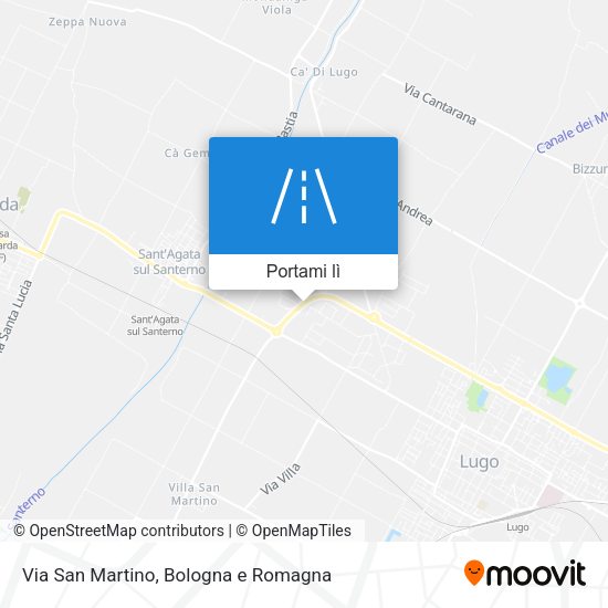 Mappa Via San Martino