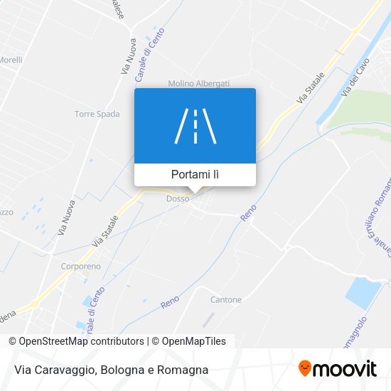 Mappa Via Caravaggio
