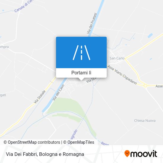 Mappa Via Dei Fabbri