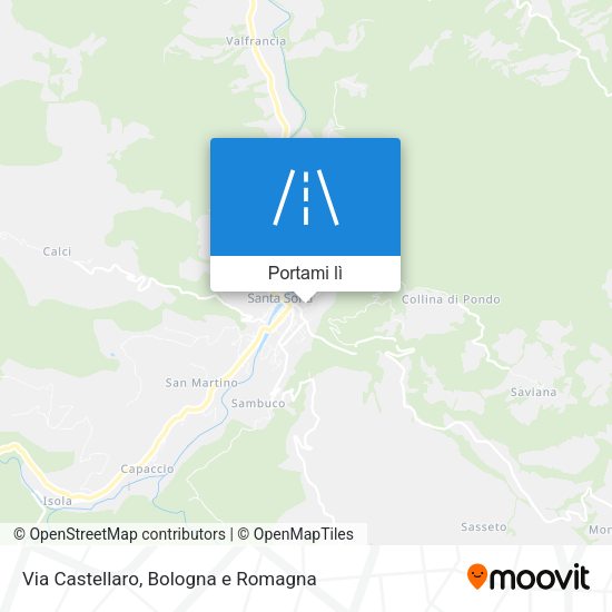 Mappa Via Castellaro