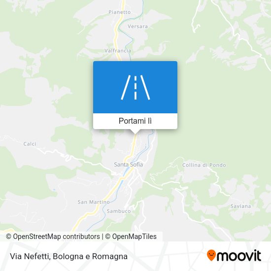 Mappa Via Nefetti