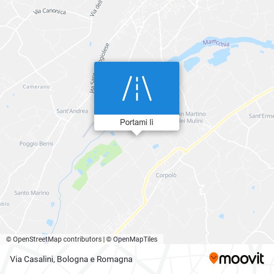 Mappa Via Casalini