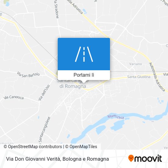Mappa Via Don Giovanni Verità