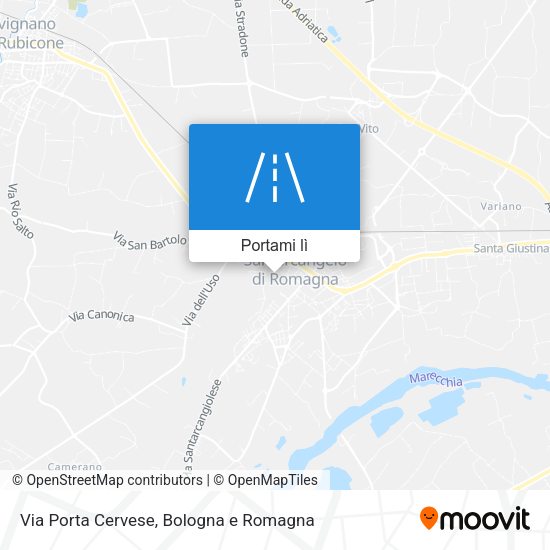 Mappa Via Porta Cervese