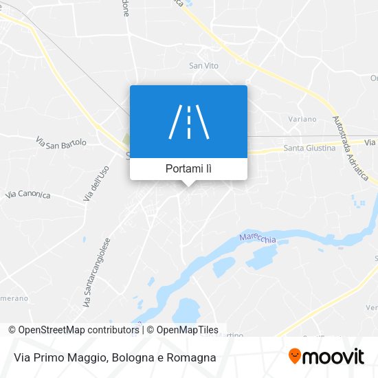 Mappa Via Primo Maggio