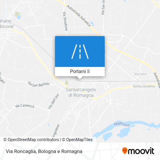 Mappa Via Roncaglia