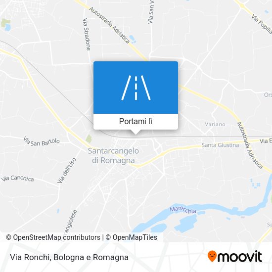 Mappa Via Ronchi