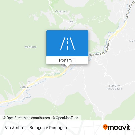 Mappa Via Ambrola