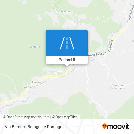 Mappa Via Barocci