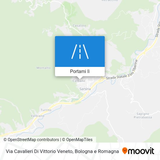 Mappa Via Cavalieri Di Vittorio Veneto