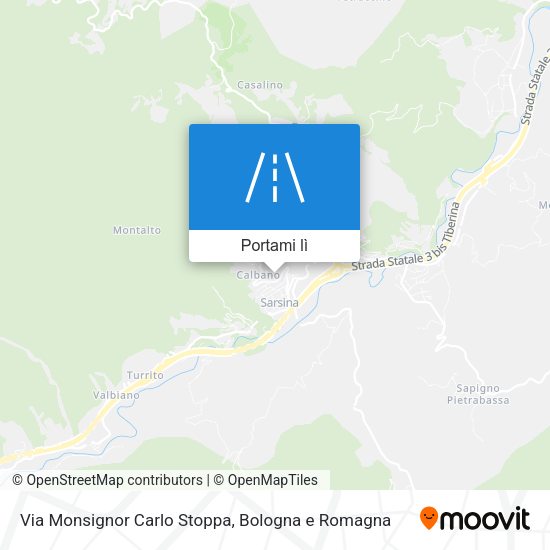 Mappa Via Monsignor Carlo Stoppa