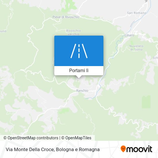 Mappa Via Monte Della Croce