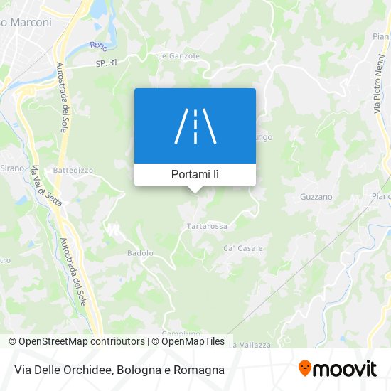 Mappa Via Delle Orchidee