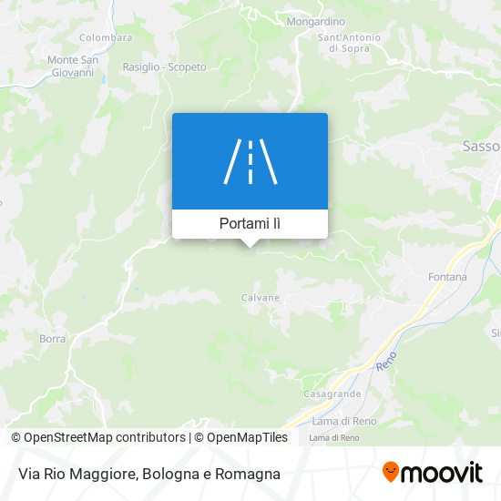 Mappa Via Rio Maggiore