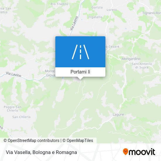 Mappa Via Vasella