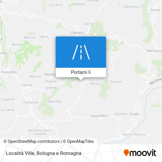 Mappa Località Ville