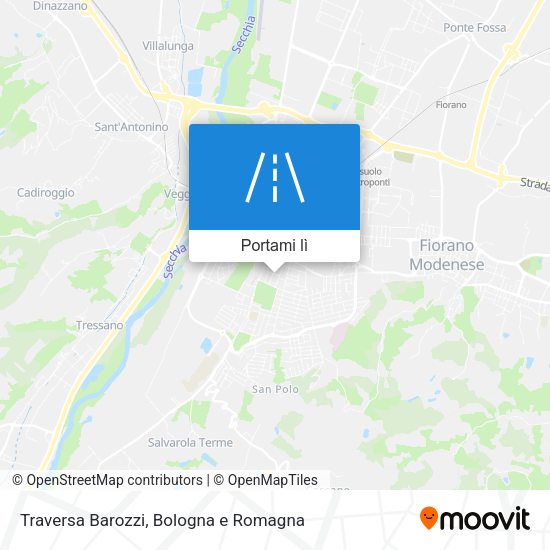 Mappa Traversa Barozzi