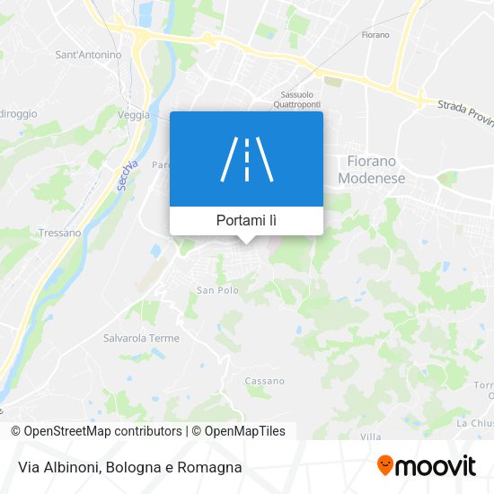 Mappa Via Albinoni
