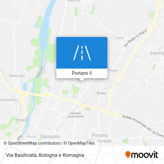Mappa Via Basilicata