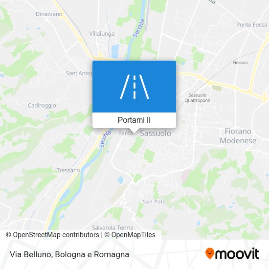 Mappa Via Belluno
