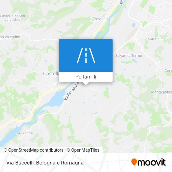 Mappa Via Buccelli