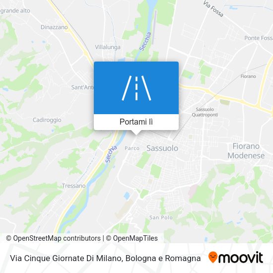 Mappa Via Cinque Giornate Di Milano