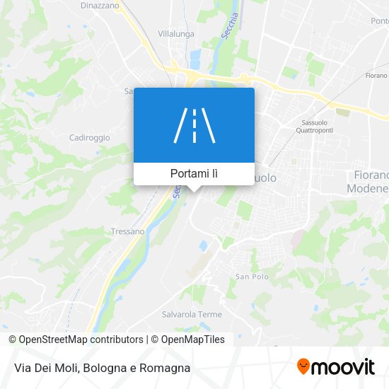 Mappa Via Dei Moli