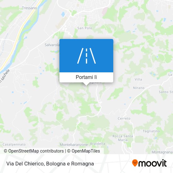 Mappa Via Del Chierico