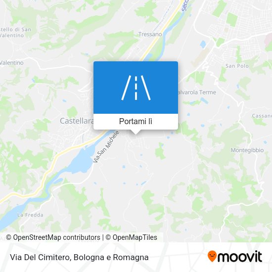 Mappa Via Del Cimitero