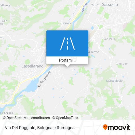 Mappa Via Del Poggiolo