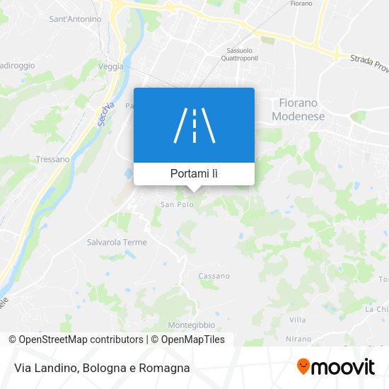 Mappa Via Landino