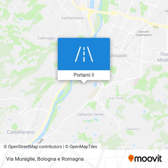 Mappa Via Muraglie