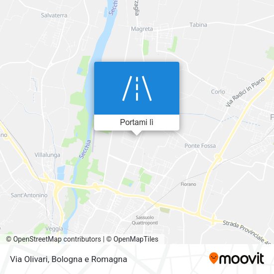 Mappa Via Olivari
