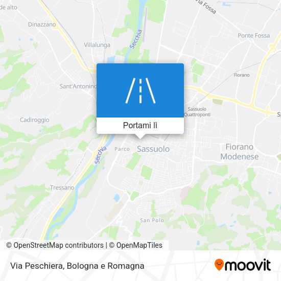 Mappa Via Peschiera