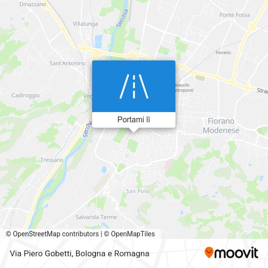 Mappa Via Piero Gobetti