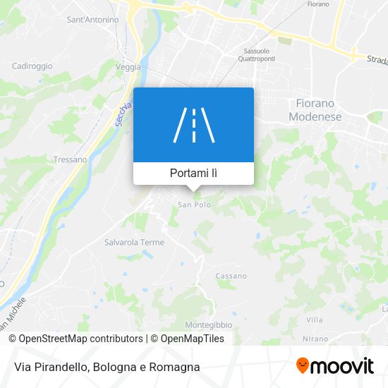 Mappa Via Pirandello