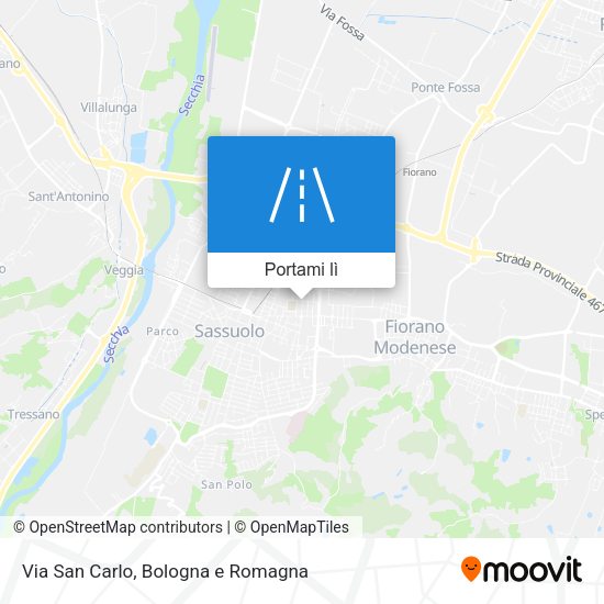 Mappa Via San Carlo