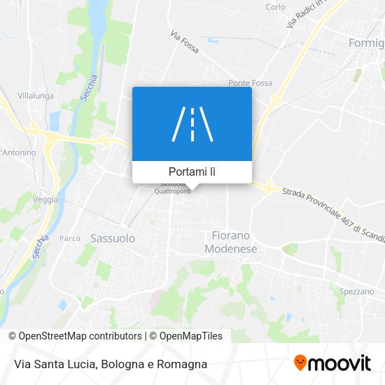 Mappa Via Santa Lucia