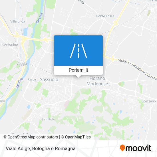 Mappa Viale Adige
