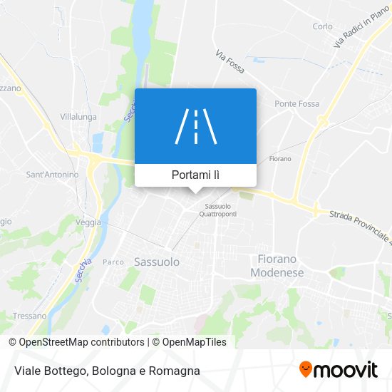 Mappa Viale Bottego