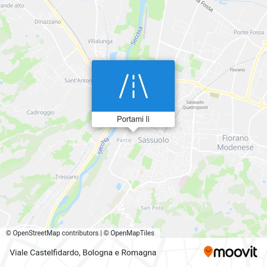 Mappa Viale Castelfidardo