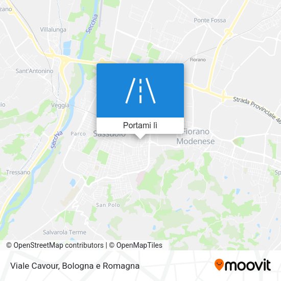 Mappa Viale Cavour