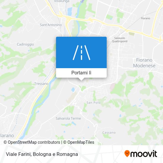Mappa Viale Farini