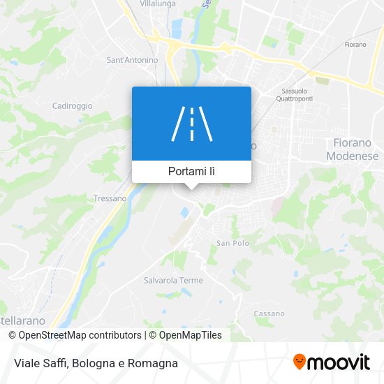 Mappa Viale Saffi
