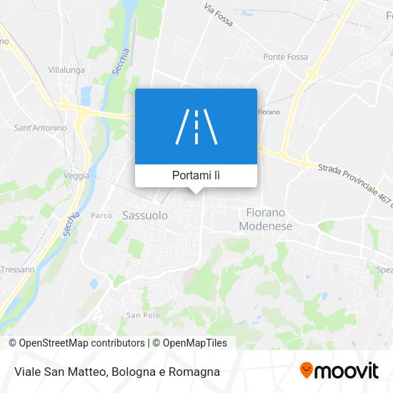 Mappa Viale San Matteo