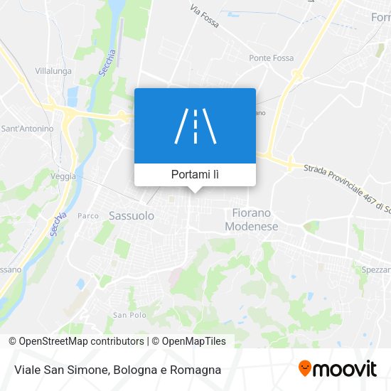 Mappa Viale San Simone